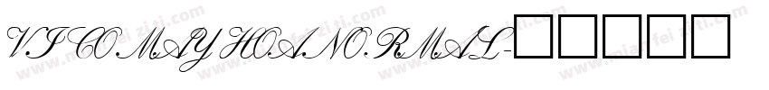 VI Co May Hoa Normal字体转换